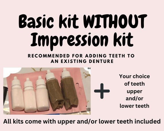 MIX n SET DIY Denture Stays Permanent and Hard Forever