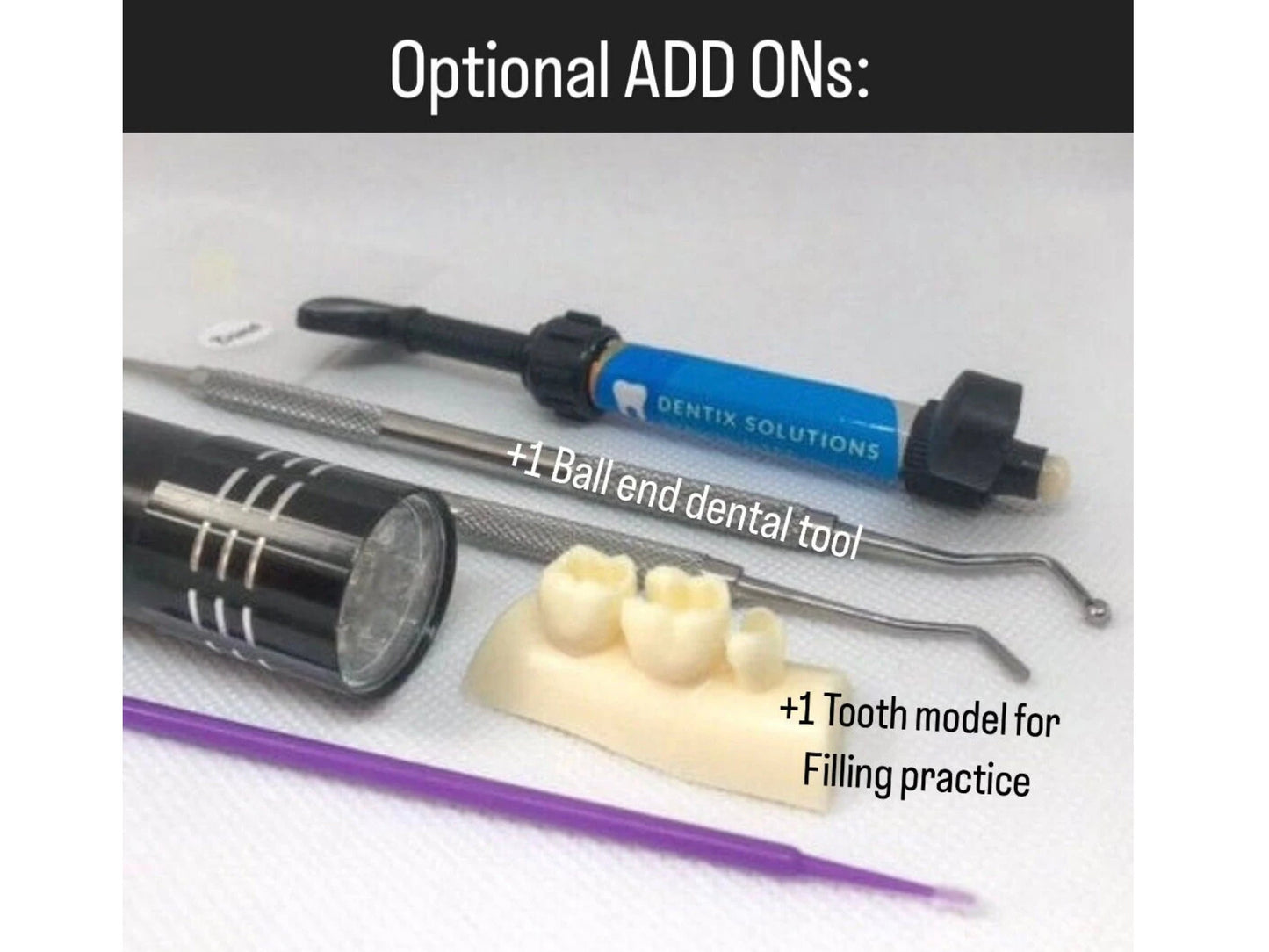 Chipped Tooth Filling Kit DIY Fix, Broken Teeth Emergency Repair Crafting Kit, Composite Filling (not a medical device)