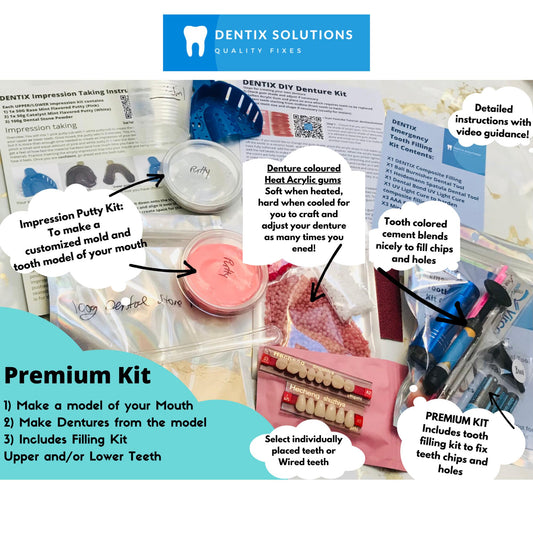 Heat Acrylic DIY Denture Soft when Heated Hard when Cooled